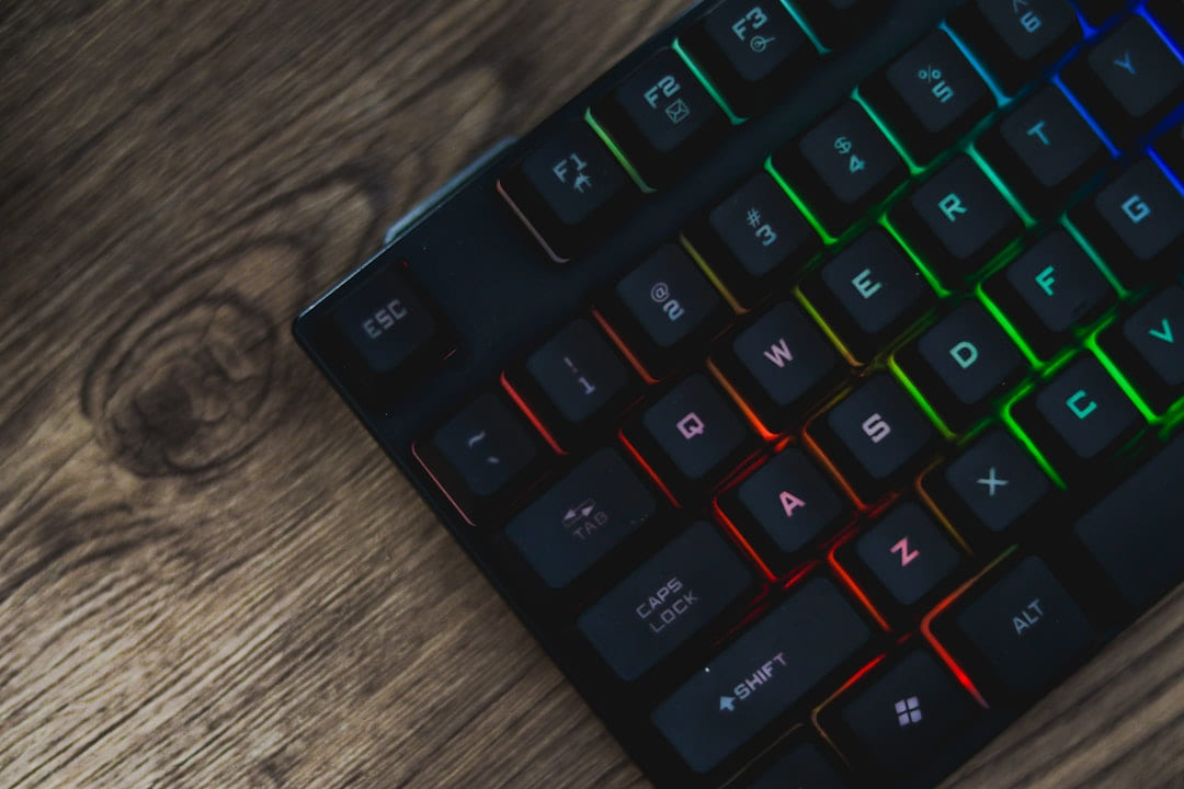 black keyboard on Frame Rate Vault