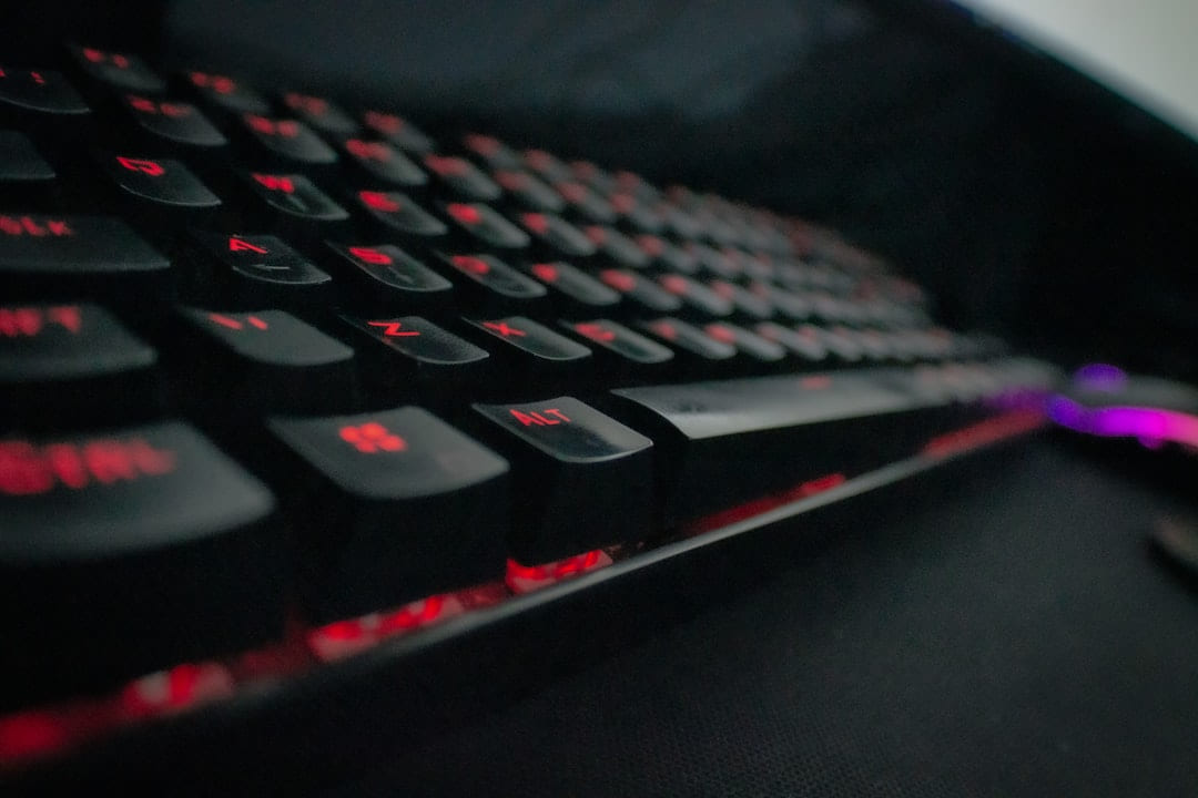 a close up of a keyboard and a mouse on Frame Rate Vault